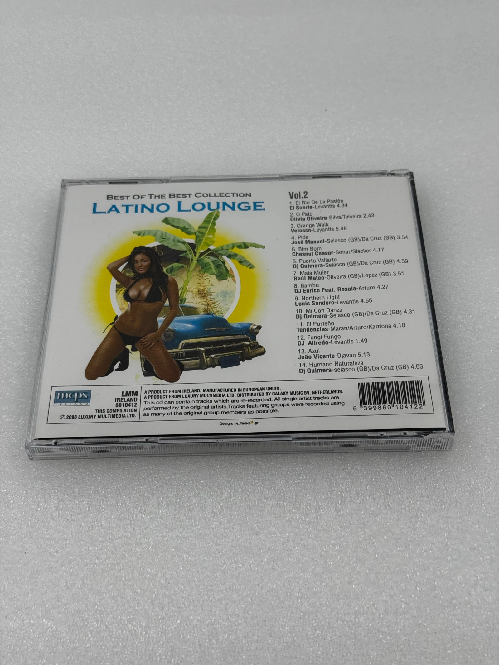 Latino Lounge Vol.2 - Música Essencial de Latino Lounge CD – photo 2